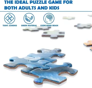 1000 Piece Jigsaw Puzzles for Adults and Kids The Polar Express DIY Puzzle Creative Puzzle Educational Intellectual,Challenging Family Activity Fun Game Gift Idea for Boys and Girls