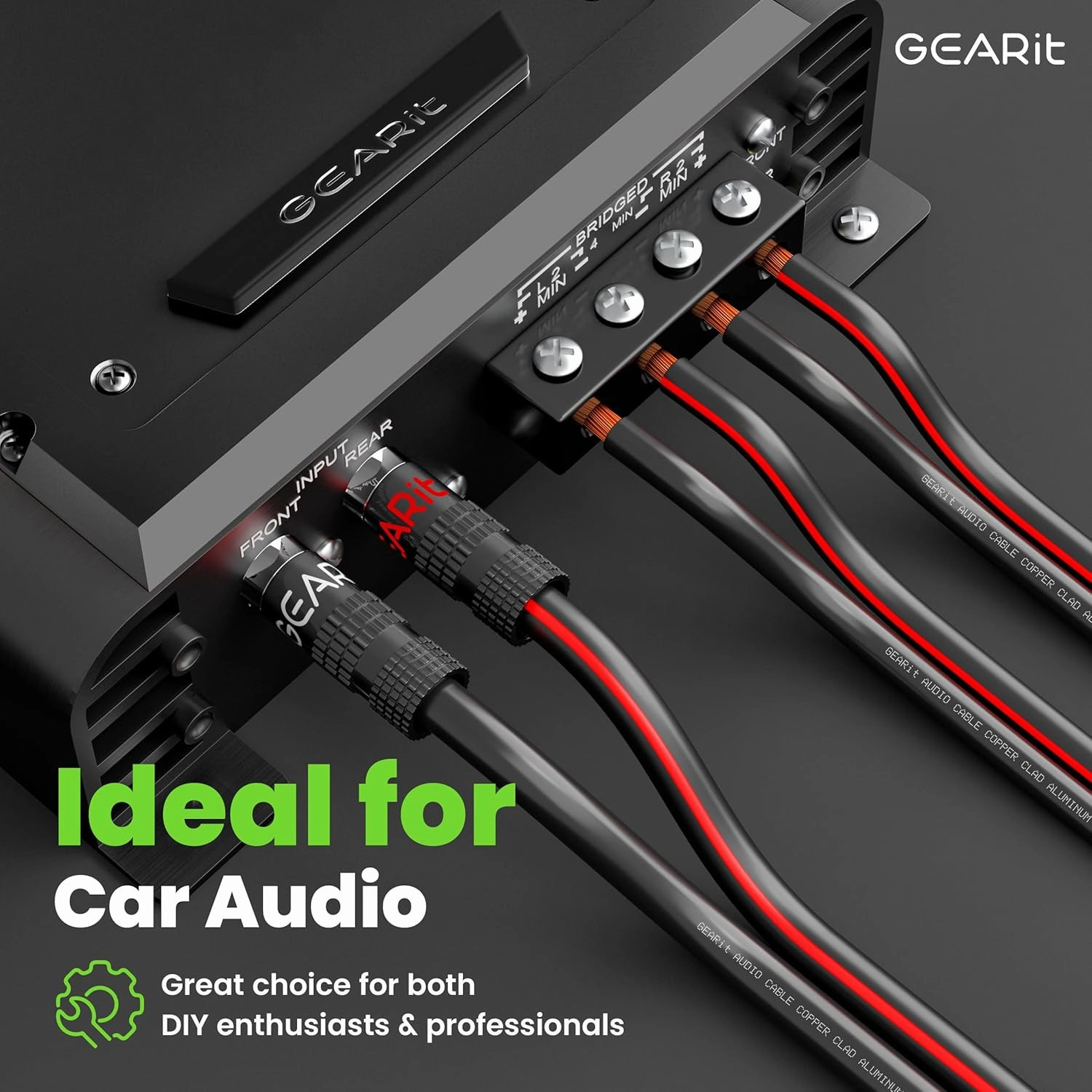 14AWG Speaker Wire, GearIT Pro Series 14 AWG Gauge Speaker Wire Cable (200 Feet / 60.9 Meters) Great Use for Home Theater Speakers and Car Speakers Black