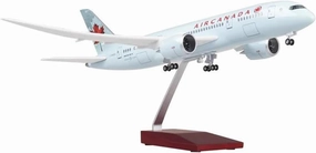 1:130 for Canada Airways Boeing B787 Resin Airbus Airplane with Light and Wheel Collection Display Toy Miniatures Set(with Light)