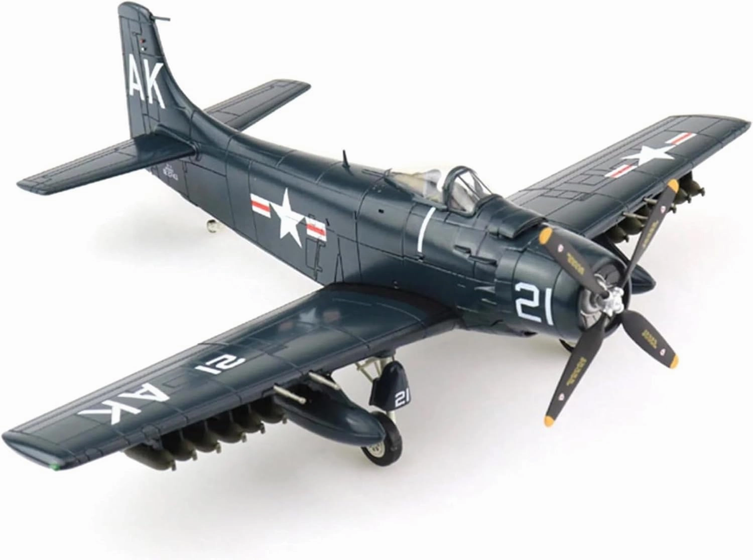 1 72 American AD-3 Fighter Model VMA-121 Alloy Collectible Model Gift Birthday Gift Miniatures Set