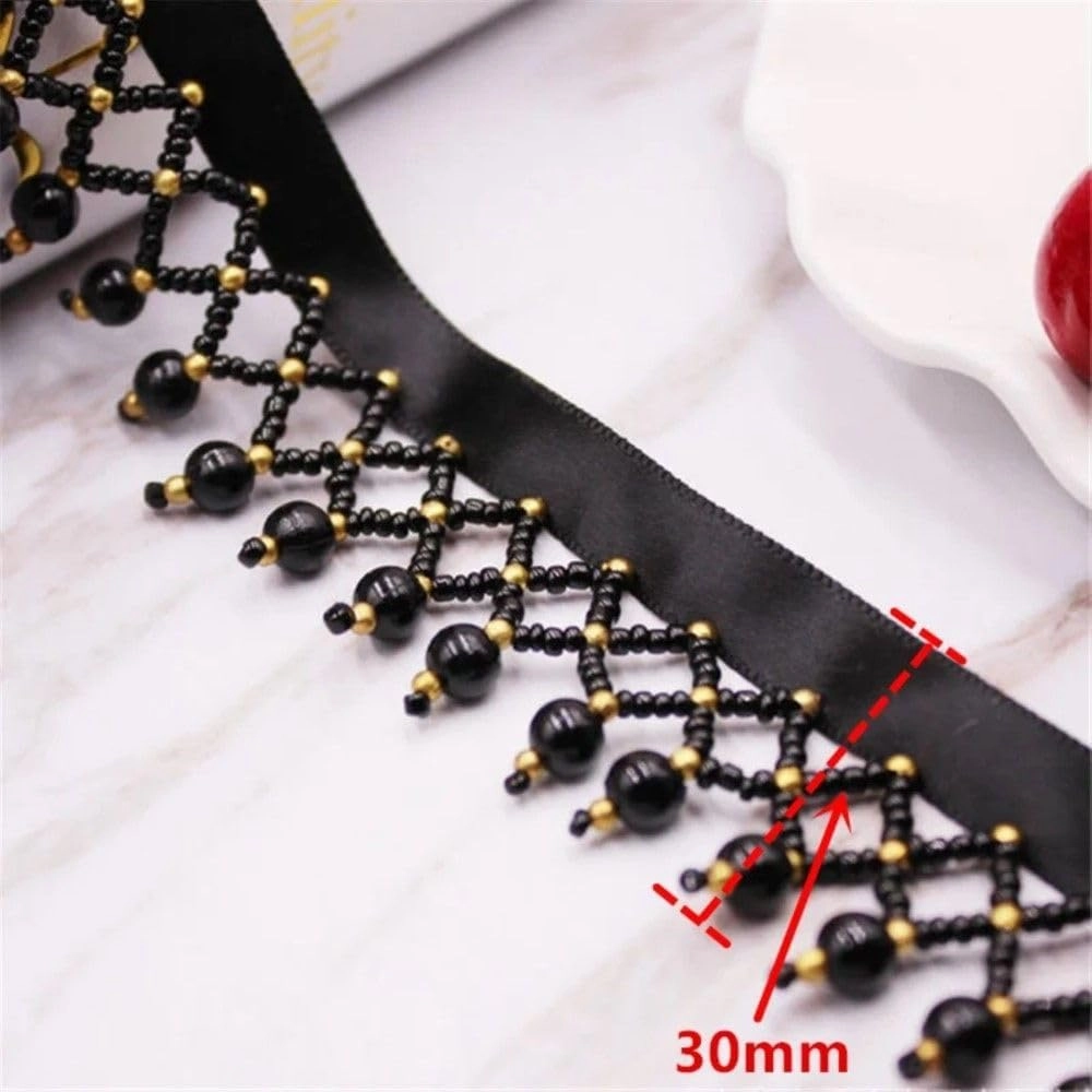 1 Yards/Lot Silk Tassel Fringe Trim Tassel Lace Ribbon Pom Pom Trim Fabric Sewing Garment Shoes Bag Materials Accessory Tassels - (Color: 20. Sg-083 / Size: 1 Yard)