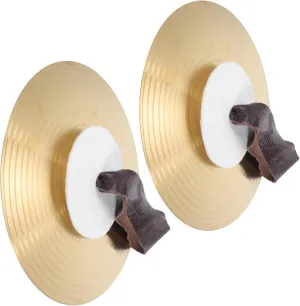 1pair Small Alloy Hand Cymbals for Boys and Girls Performance Percussion Musical Instrument for Parties and Easy to Use for Belly Dancing and Fun Activities