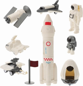 1set Educational Astronaut Toy Shuttle Rockets for Boy Girl Creative Toy Imagination Motor Skills for Young Explorers