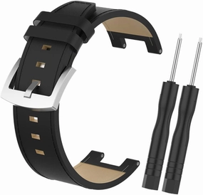 1Set Genuine Leather Watchband Compatible with and Durable Wrist Strap for Stylish Comfort and Everyday Use