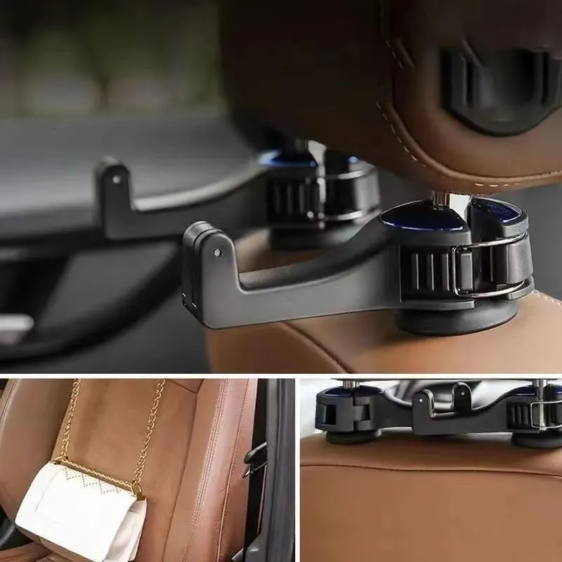 2 Pack for Buick Encore Envision Enclave Cascada Lacrosse Regal Car Seat Headrest Hook Car Purse Hook Car Handbag Car seat Accessories Durable car Interior,C Blue