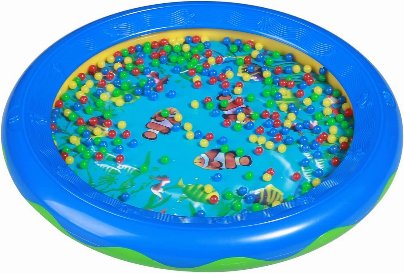 2 Pcs Ocean Drums Wave Bead Drums Sea Sound Drums Musical Instruments for Kid Child Baby