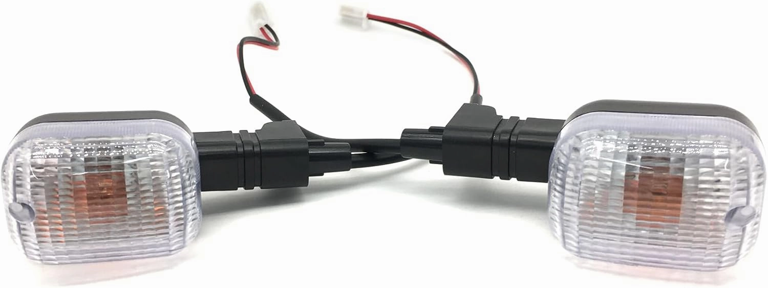 2Pcs Rear Motorcycle turn signals Winker Indicators light for Yamaha BWS 50 100 125 ZUMA/50F/50 FX ZUMA 125 (Clear)