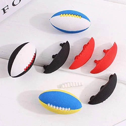 36 Pcs Football Pencil Eraser Set, for Kids, Children's Gifts, Party Favor, Classroom Rewards (Football)