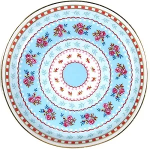 4 in. Pip Studio Tea Tip Dinnerware Set - Blue 4 Piece