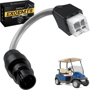 4-Pin Diagnostic Cable Adapter for Club Car Golf Cart, Compatible with Curtis 1311/1313 Speed Code Handheld Programmer, Replaces OEM 101909901 & 102251501, Molex Port Programming Connector