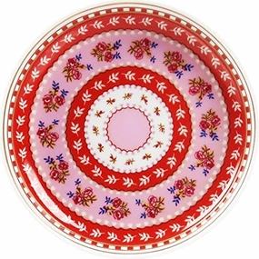 4 in. Pip Studio Tea Tip Dinnerware Set - Pink, 4 Piece