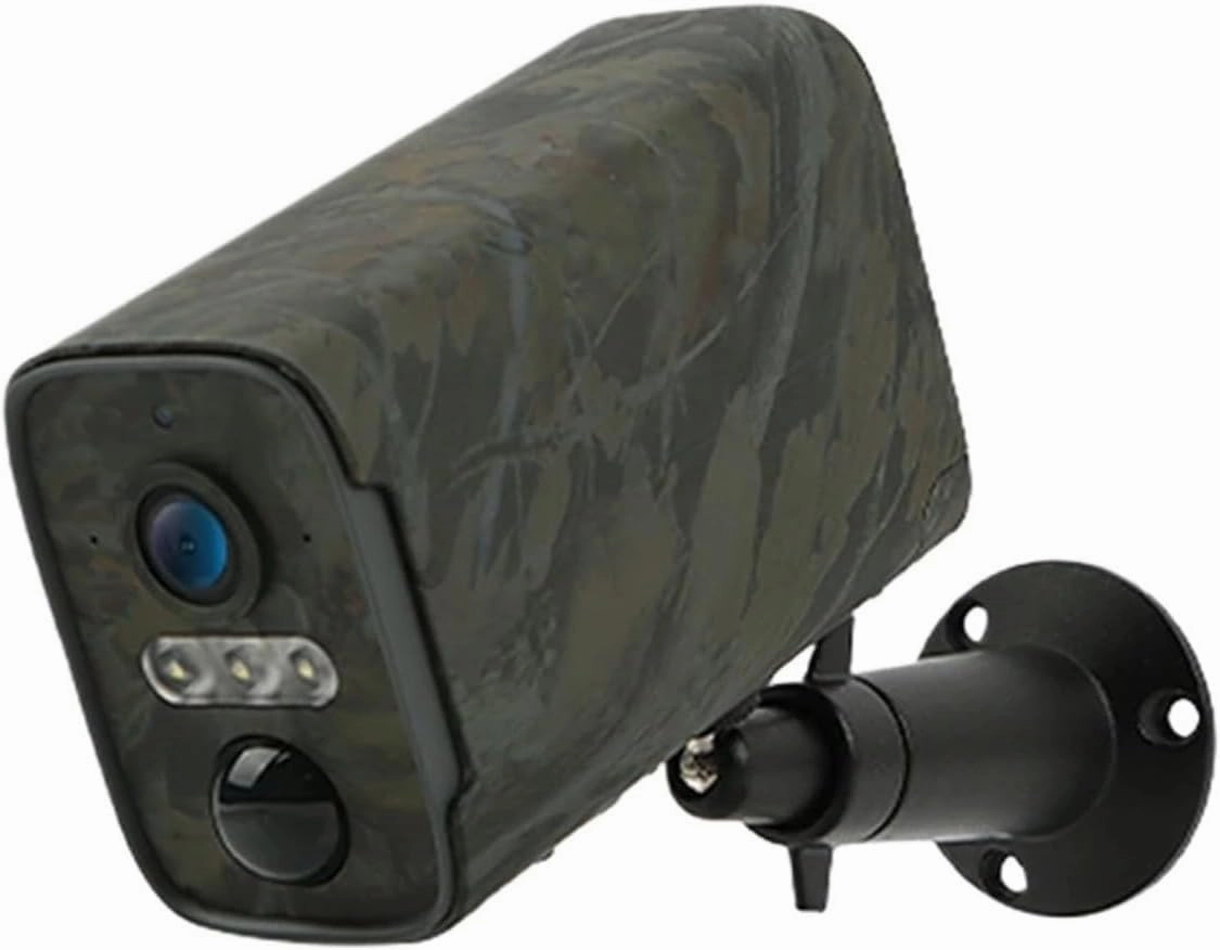4MP 4G SIM Card Trail Hunting Battery Powered Camera PIR Detection Outdoor IP66 Security CCTV Camera(4MP 4G Cam 64G)