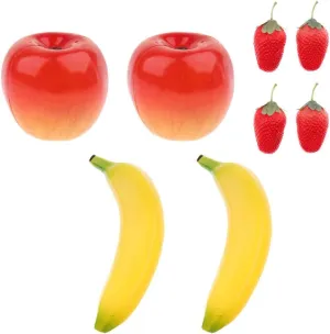 8pcs Fruit Shaker Musical Maraca Rattles for Kids Strawberry//Banana
