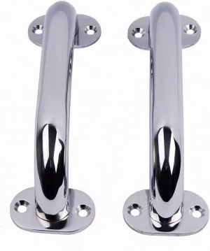 9" Boat Grab Bar, 2 Pack Stainless Steel Handrail Handle Multipurpose 9 inch Safe Hand Supports for Marine Boat Yacht