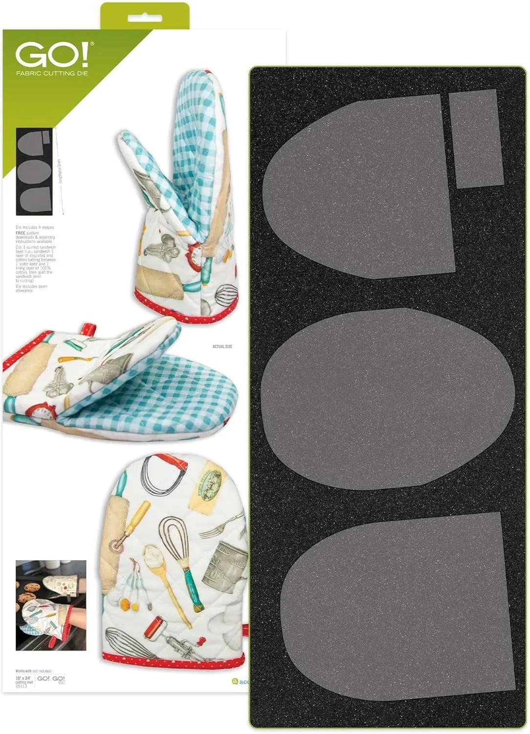 Accuquilt GO! Mini Oven Mitt Die
