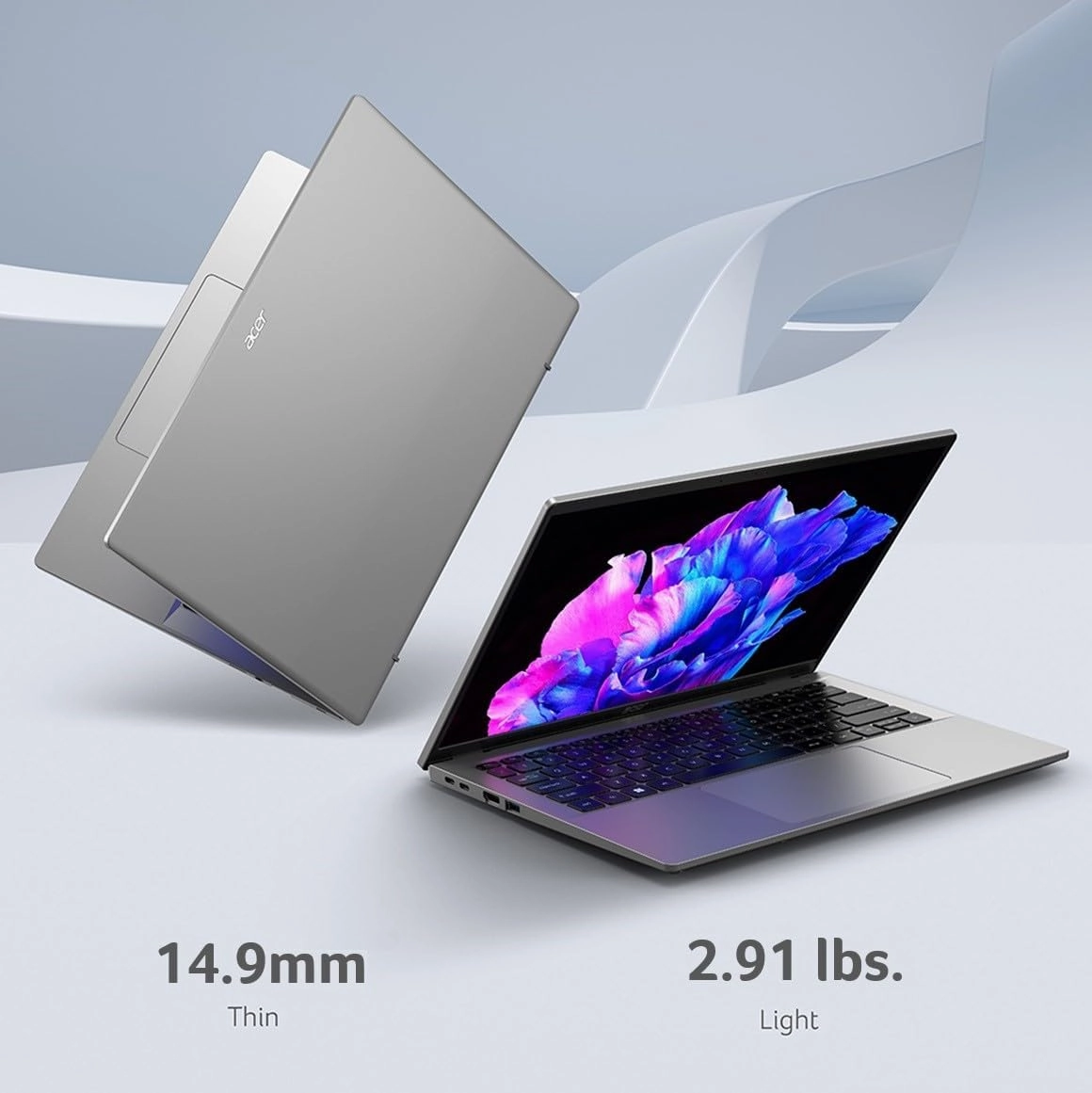 Acer Swift Go 14 Intel Evo Thin & Light Laptop | 14" OLED 2880 x 1800 90Hz Display | Unlock AI Experiences | Intel Core Ultra 5 Processor 125H | Intel ARC | 16GB LPDDR5X | 512GB SSD | SFG14-72-53BP