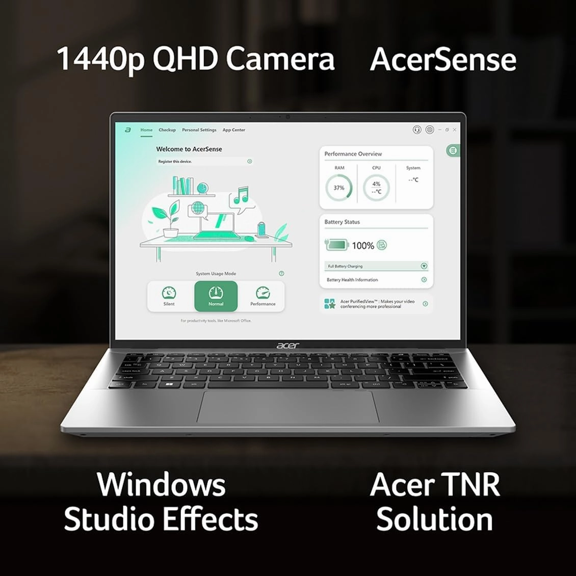 Acer Swift Go 14 Intel Evo Thin & Light Laptop | 14" OLED 2880 x 1800 90Hz Display | Unlock AI Experiences | Intel Core Ultra 5 Processor 125H | Intel ARC | 16GB LPDDR5X | 512GB SSD | SFG14-72-53BP