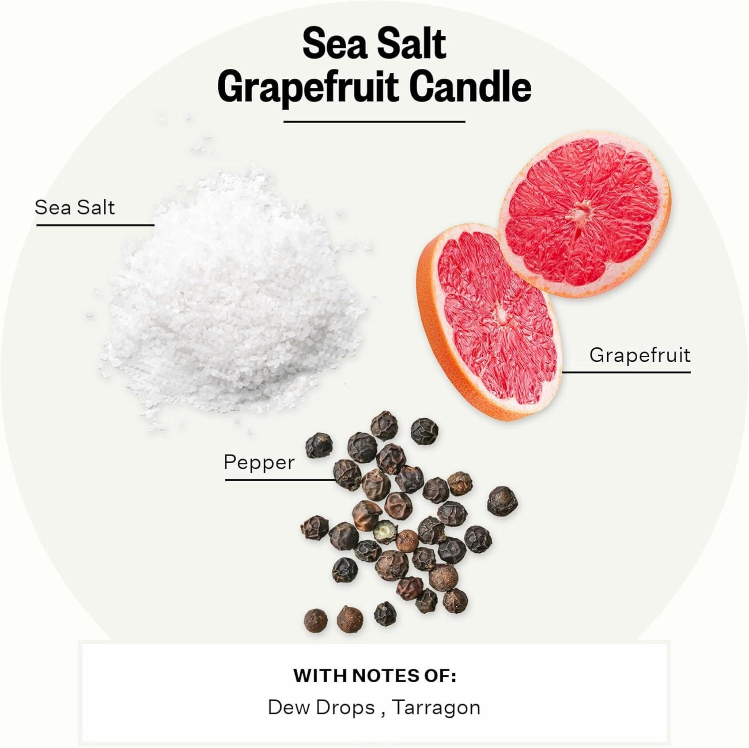 Apotheke 3-Wick Candles (Sea Salt Grapefruit, 3-Wick)