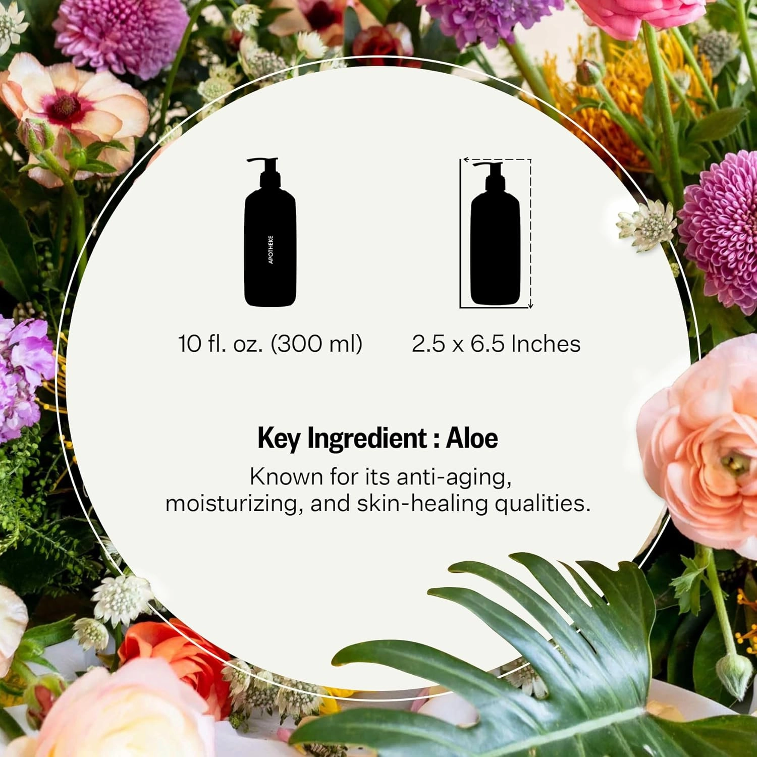 Apotheke Scented Hand & Body Lotion for Women & Men, Sea Salt Grapefruit (10 fl oz)
