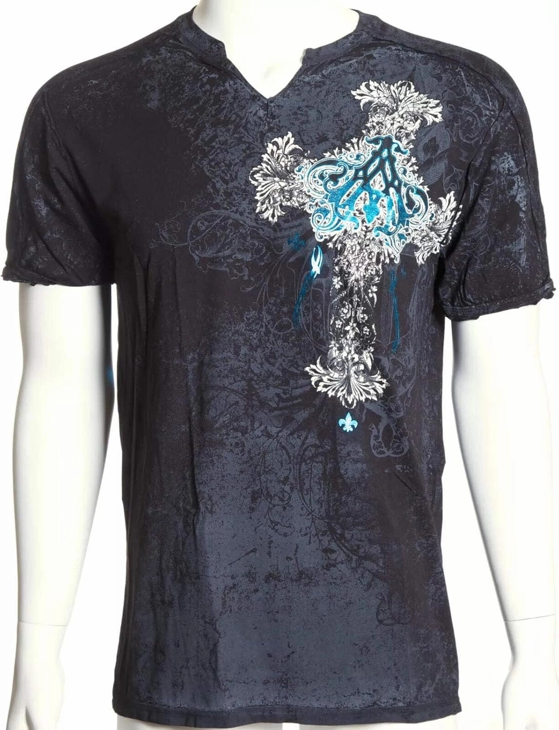 Archaic by Affliction Men's T-Shirt Mausoleum Y2K