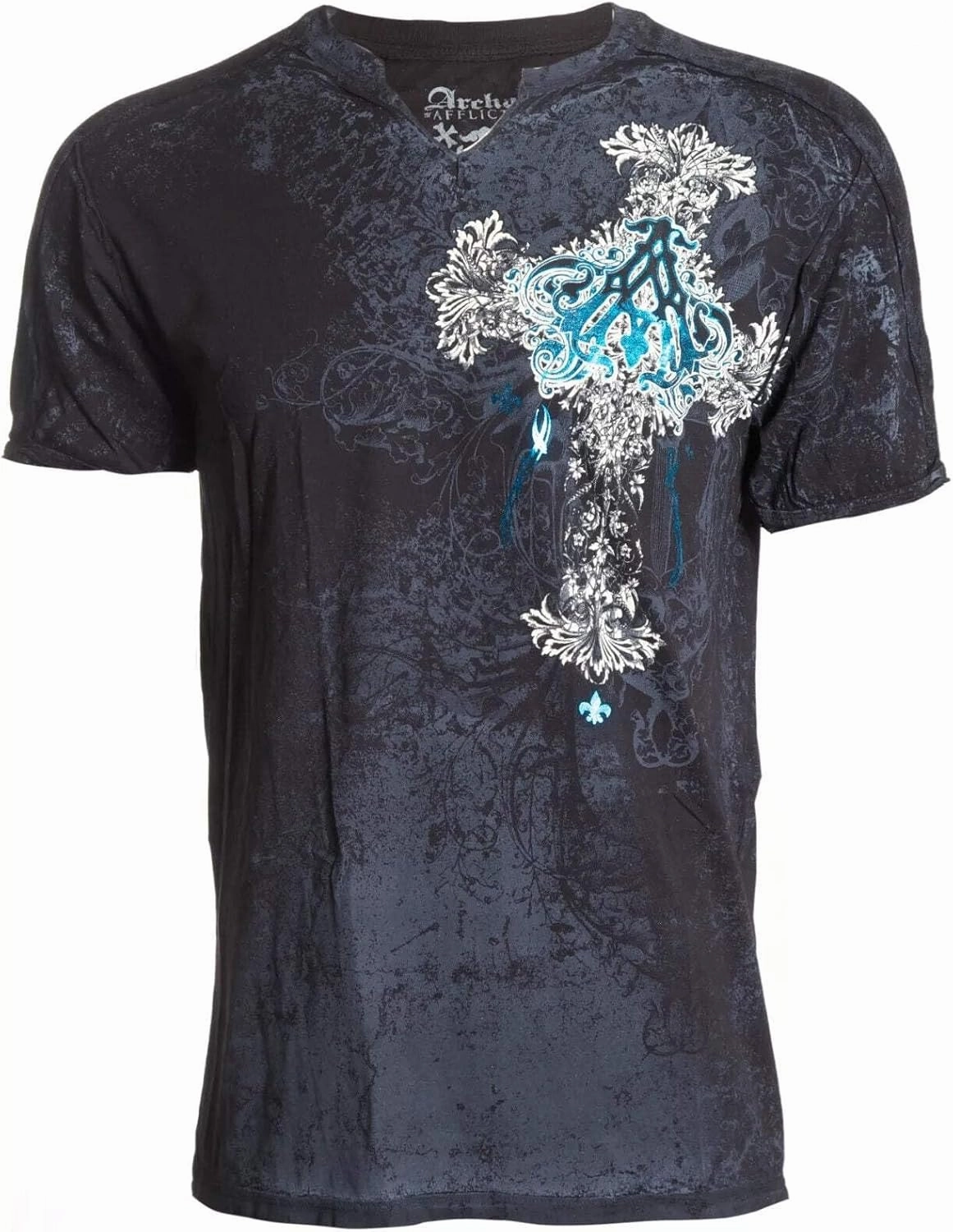 Archaic by Affliction Men's T-Shirt Mausoleum Y2K