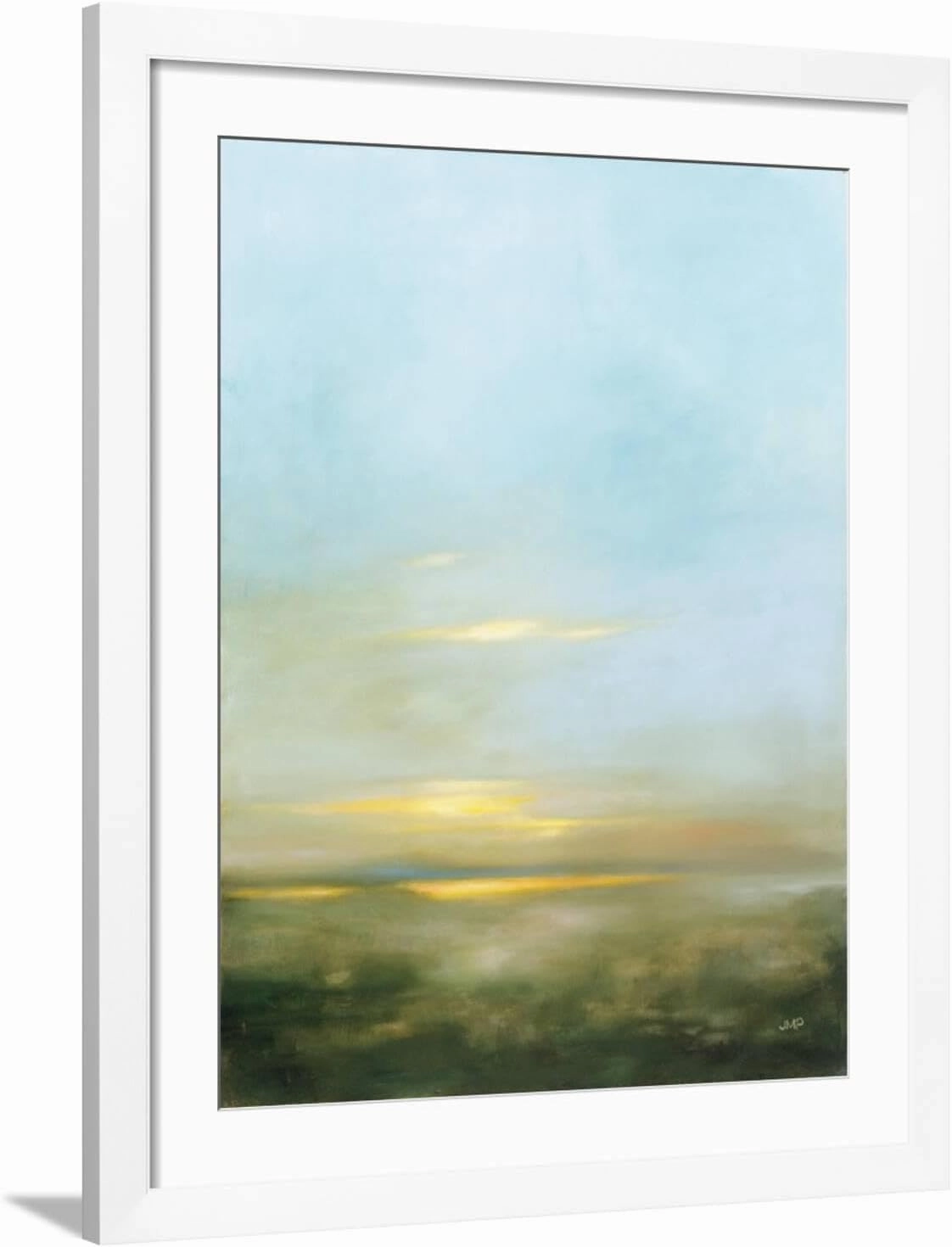ART.COM Wall Art Print Eventide Bright on White Frame by Julia Purinton, 32" x 40"