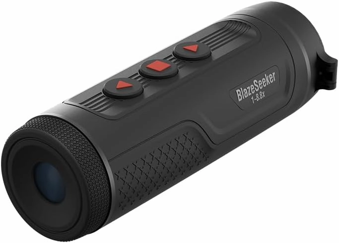 ATN BlazeSeeker Thermal Hunting Monocular - 256x192 Sensor, 50Hz, 12μm, <35mK, 720x540 LCOS Display, 12.5mm Eye Relief, 9  Hour Battery, USB Type-C, IP67 Waterproof (256x192; 1-8.8X)