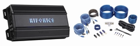 Audiosavings Bundle: (1) Hifonics ZD-1350.4D 4-Channel Amplifier Bundle with (1) Rockville RWK42 4 Gauge Wiring Kit (2 Items)