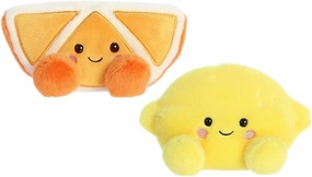 Aurora Adorable Palm Pals Set of Two - Yuzu Lemon & Tucker Mandarin - Pocket Sized Fun!