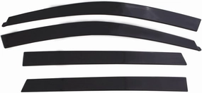Auto Ventshade [AVS] Low Profile Rain Guards for 2013 - 2019 Ford Escape | Window Vent Visors, 4 pcs. - Dark Smoke | 894045