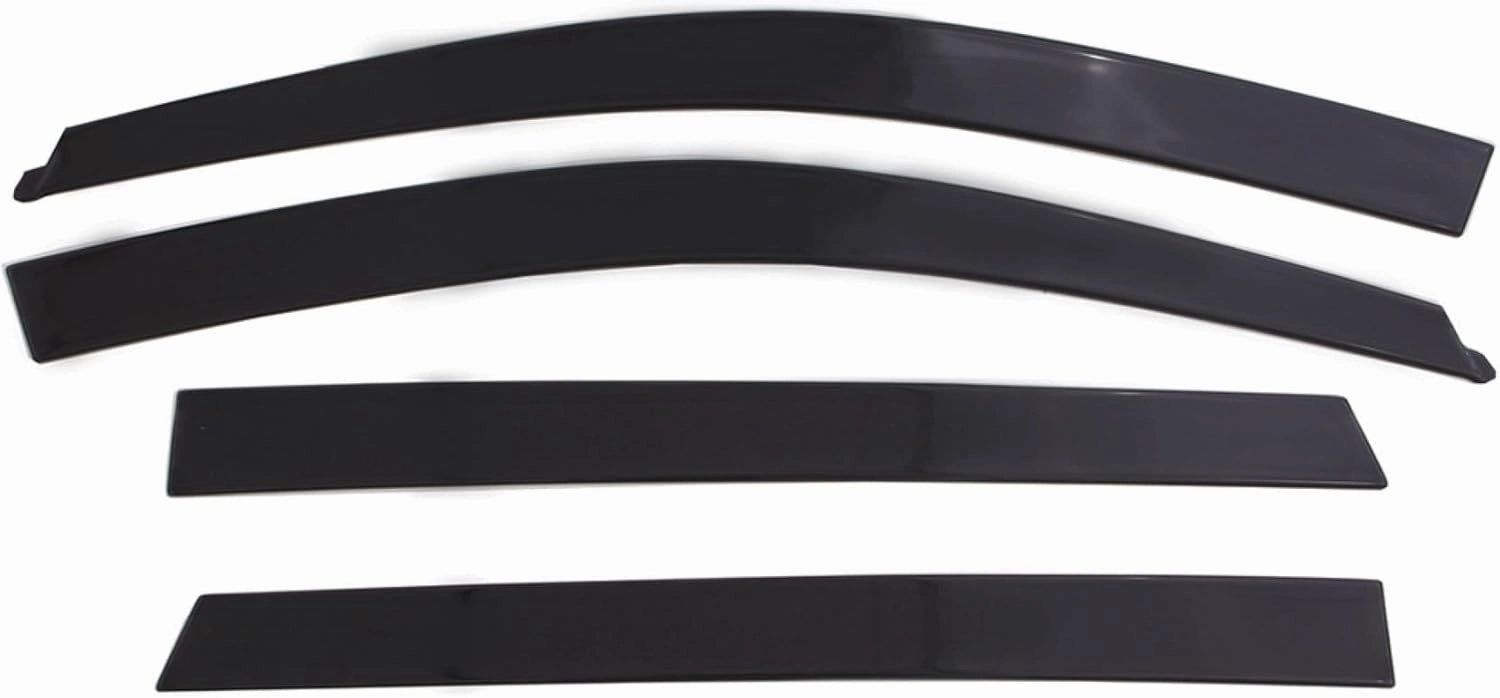 Auto Ventshade [AVS] Low Profile Rain Guards for 2013 - 2019 Ford Escape | Window Vent Visors, 4 pcs. - Dark Smoke | 894045