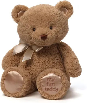 Baby GUND My First Teddy Bear, Ultra Soft Animal Plush Toy for Babies and Newborns, Tan, 15”