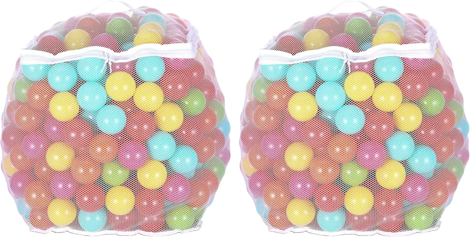 BalanceFrom Play Pit Balls, Kids Plastic Toy Balls for Playpen, Bounce House, or Pool