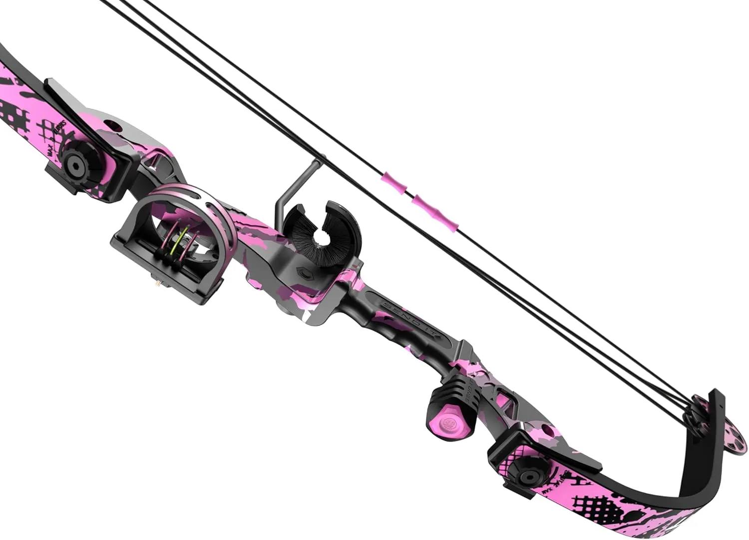 Barnett Tomcat Youth Compound Bow, Right-Handed Bow for Young Archers 8 , 17-22lb Draw Weight, 18-22in Draw Length, with 3 Pin Fiber Optic Sight, 2 Arrows, Attached Quiver