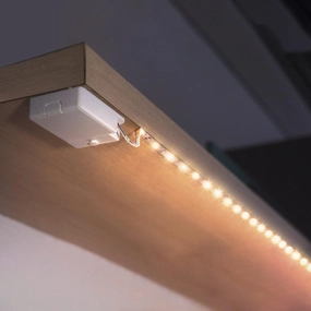Battery Powered LED Strip Lights, 3 Pack 40 Inch Battery Operated LED Strip Lights for Shelves and Under Cabinet Indoor Use, Cordless LED Light Strips Warm White 2700K