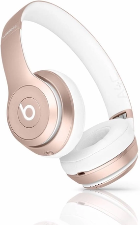 Beats Solo 2 Wireless On-Ear Headphone (MKLD2AM/A) - Gold - Refurbished(Renewed)
