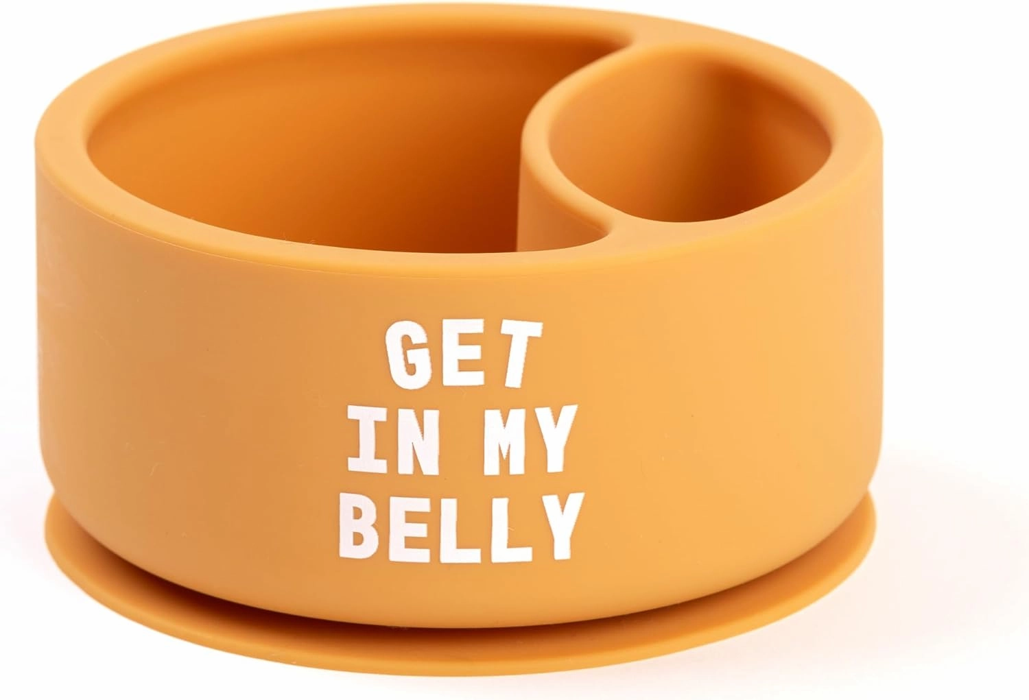 Bella Tunno Bowl and Spoon Baby Feeding Set – Suction Bowl and Baby Spoon for Toddlers and Kids, Baby Led Weaning Spoons and Bowls with Non-Toxic, BPA Free Silicone, Get in my Belly/Meal Monster