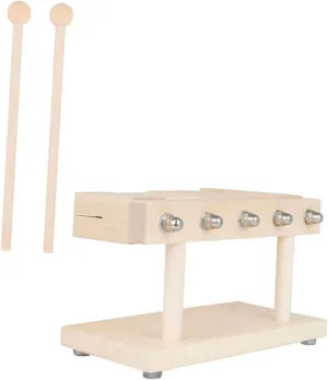 BESPORTBLE 1 Set Musical Wooden Rhythm Block Percussion Instrument for Safe Enhances Creativity Listening Skills Present