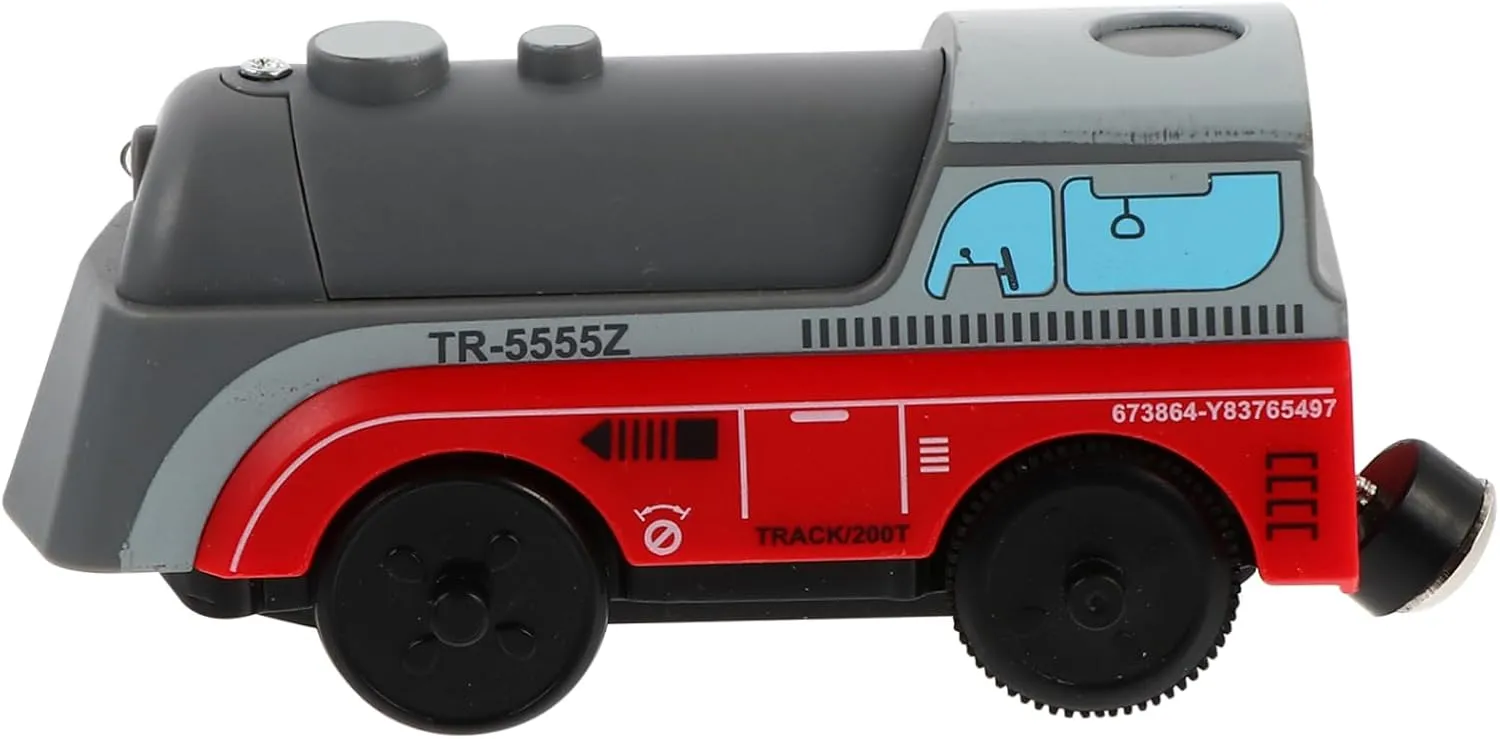 BESPORTBLE 1pc Electric Train for Connectable Alloy Locomotive Plaything Cognitive Development Red Enhances Concentration and Logical Thinking Skills