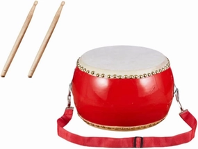 BESPORTBLE Drum Percussion Instrument for Music with Sticks and Straps Promotes Hand Eye Coordination and Musical Development