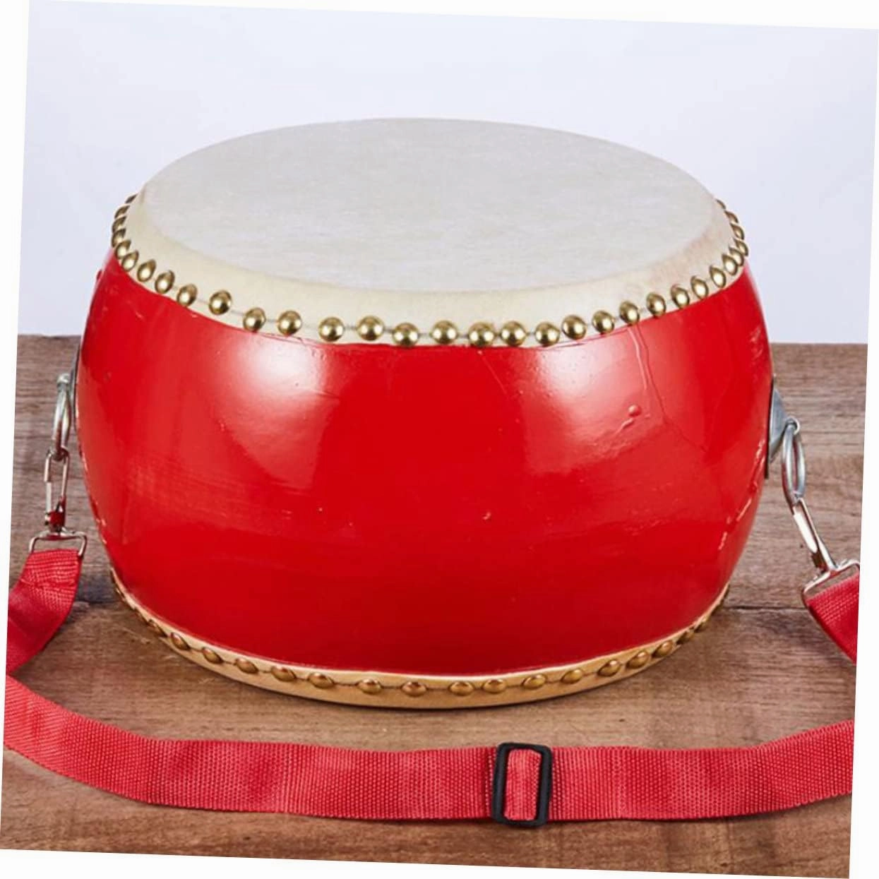 BESPORTBLE Drum Percussion Instrument for Music with Sticks and Straps Promotes Hand Eye Coordination and Musical Development