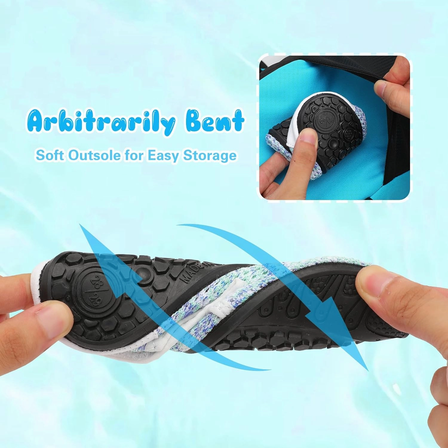 Besroad Kids Water Shoes Girls Boys Quick Dry Aqua Socks Barefoot Non Slip Beach Swim Surf Shoes