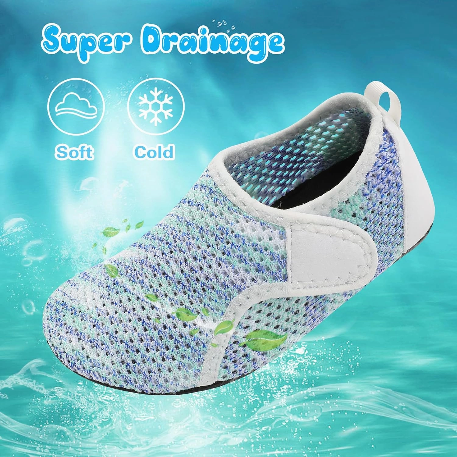 Besroad Kids Water Shoes Girls Boys Quick Dry Aqua Socks Barefoot Non Slip Beach Swim Surf Shoes