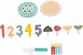 BESTonZON 1 Set Cutting Educational Pretend Cake for Playing House Fun Simulation Birthday Cake Decoration Safe Design for Creative Play
