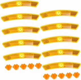 Bicycle Reflector Bicycle Wheel Reflectors Reflective Yield Symbol Bike Bicycle Spoke Reflector Bike