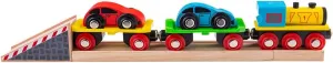 Bigjigs Rail Wooden Car Loader - Other Major Rail Brands are Compatible