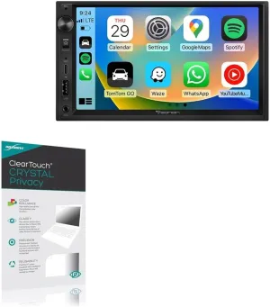 BoxWave Screen Protector Compatible with Eonon X3 QLED Linux Double Din Car Stereo (7 in) - ClearTouch Crystal Privacy (2-Pack), Privacy Screen Protector Flexible Film Clear