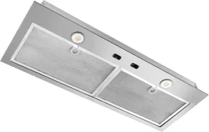 Broan-NuTone BBN1303SS Custom Built Insert with 2-Speed Exhaust Fan and Light, 300 Max Blower CFM, Stainless Steel, 30-Inch Range Hood Power Pack