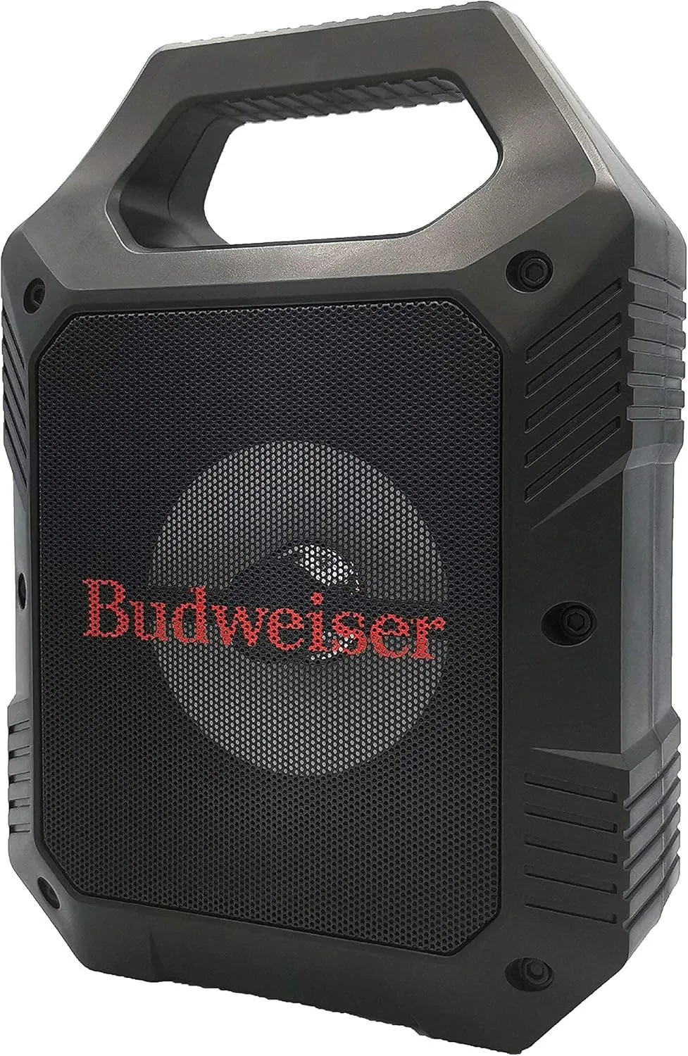 Budweiser Portable Bluetooth Wireless Speaker with Led Lighting 1200mah Rechargeable Battery Premium Bass & Clear Music Zero Distortion Connect with USB TF Card