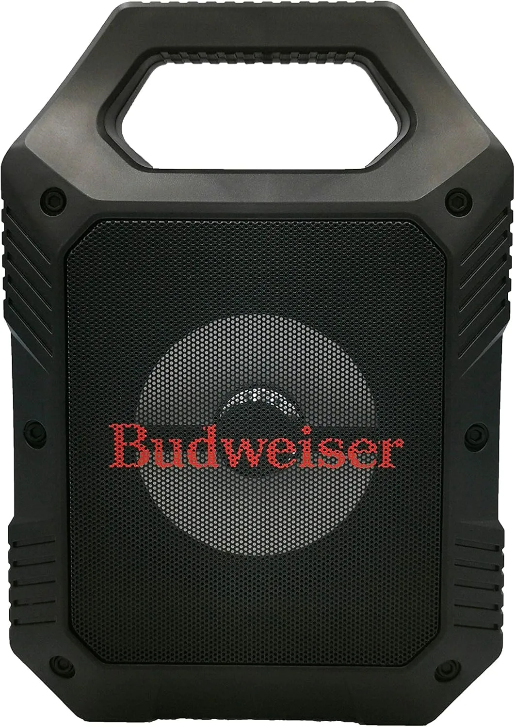 Budweiser Portable Bluetooth Wireless Speaker with Led Lighting 1200mah Rechargeable Battery Premium Bass & Clear Music Zero Distortion Connect with USB TF Card
